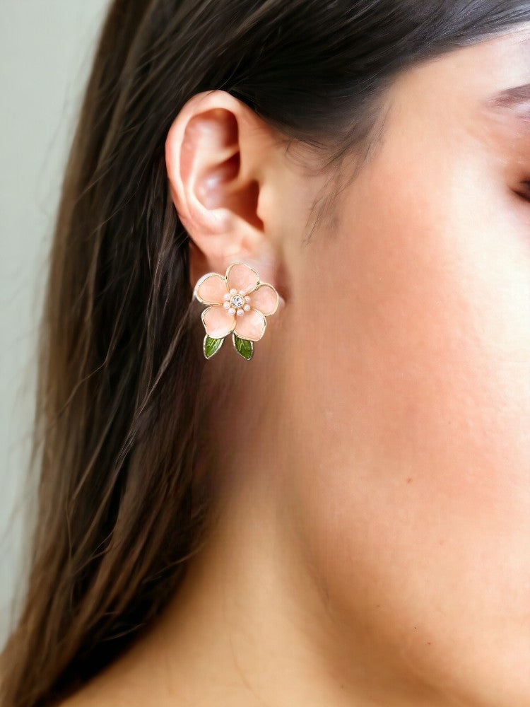 Pink Carla Studs