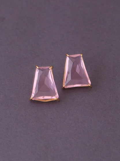 Pink Jodian Studs