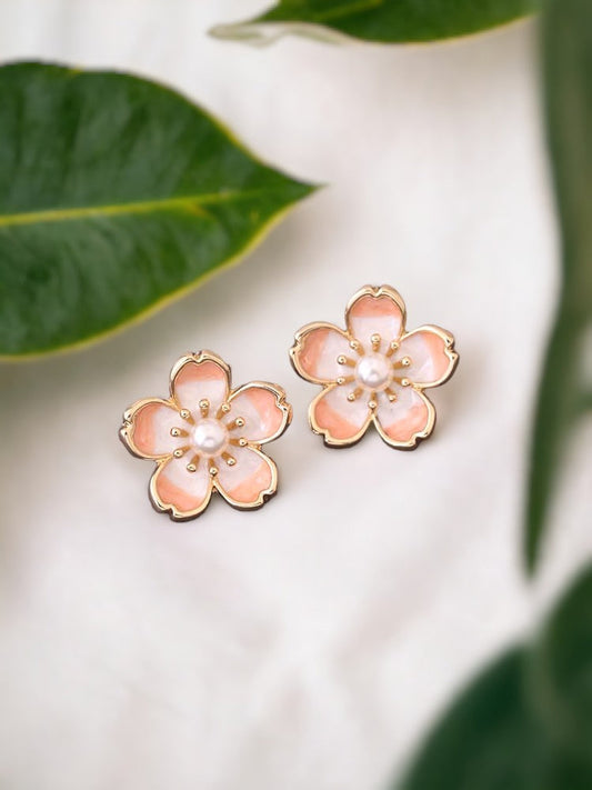 Pink Nadiya Studs