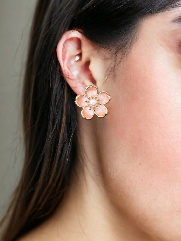 Pink Nadiya Studs