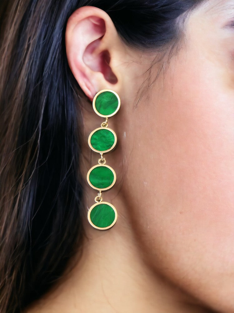 Green Dagmar Danglers