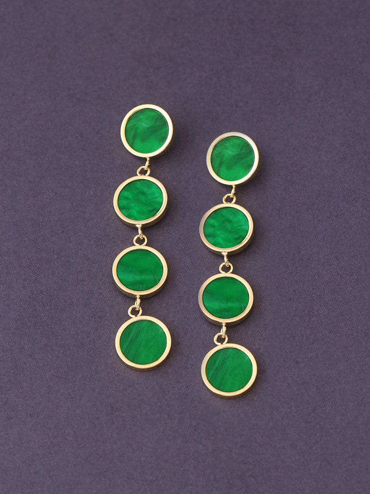 Green Dagmar Danglers