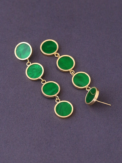 Green Dagmar Danglers