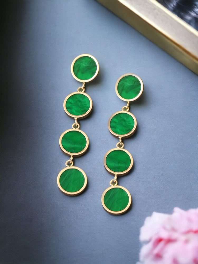 Green Dagmar Danglers