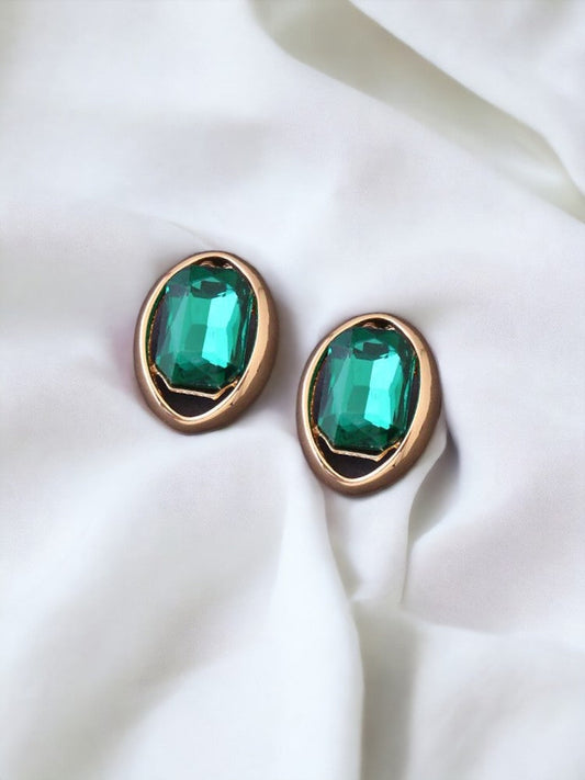 Green Nuria Studs