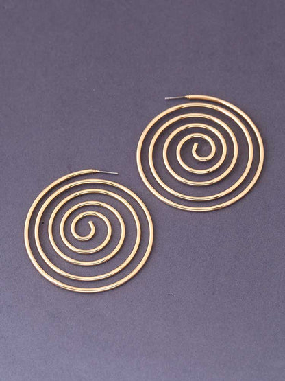 Golden Spiral Hoops