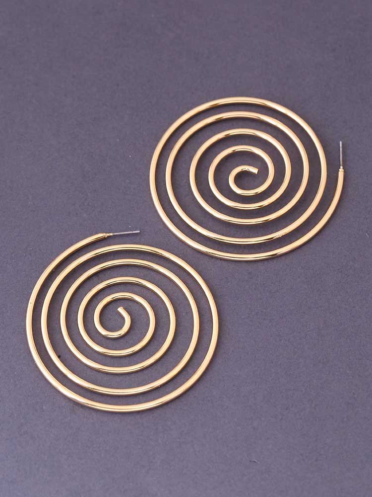 Golden Spiral Hoops