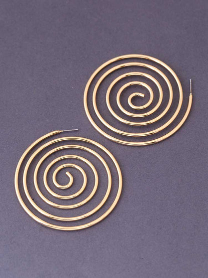 Golden Spiral Hoops