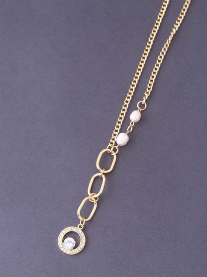 Golden Ring Loop Pendant