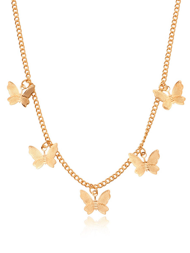 Golden Butterfly Pendant