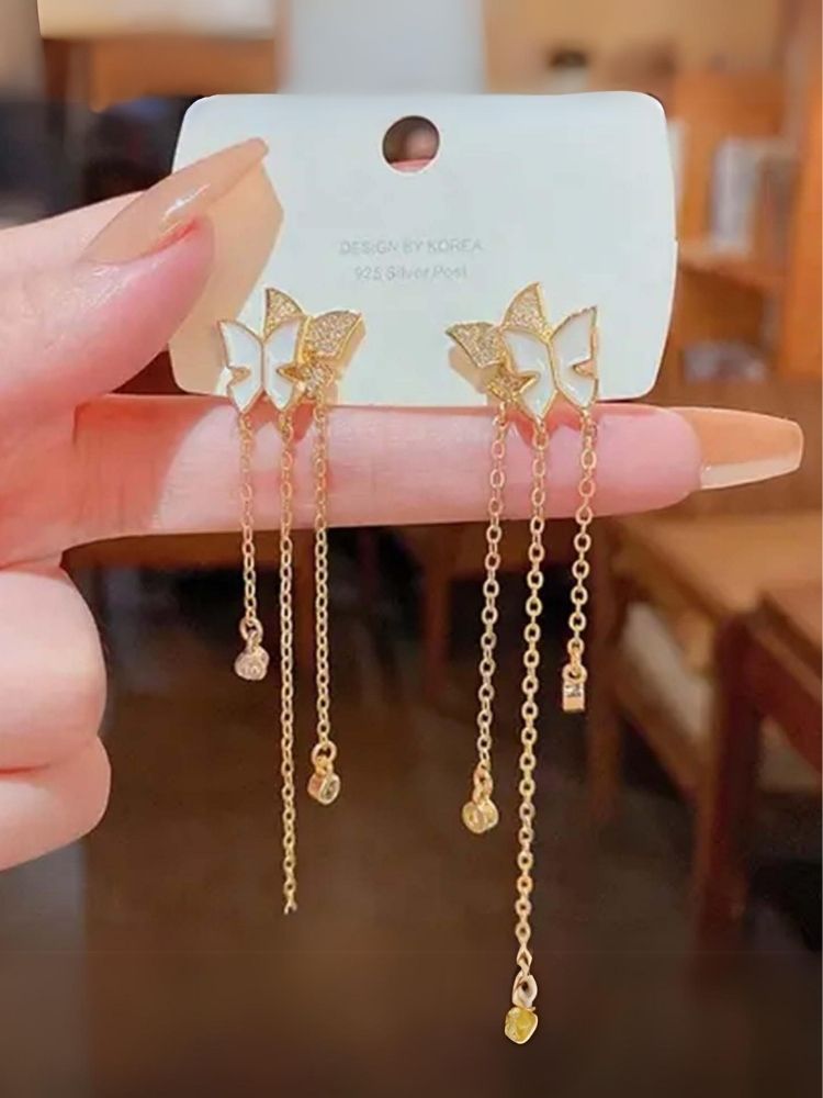 Golden Butterfly Tassels