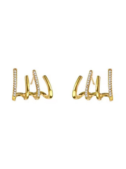 Golden Claw Studs