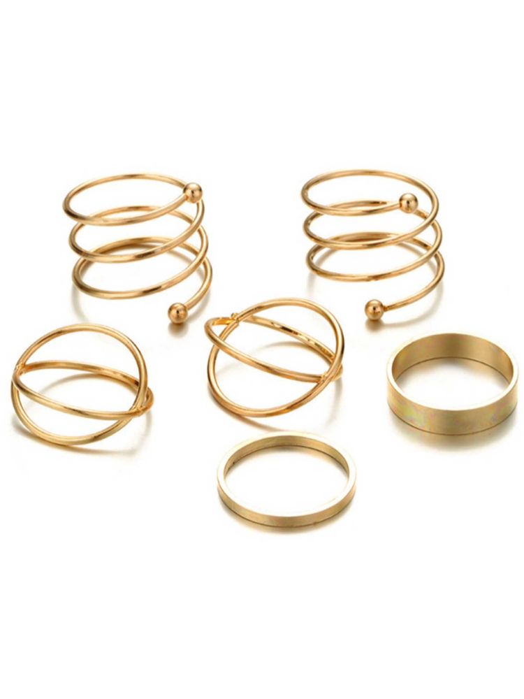 Golden Efraim Stack Rings