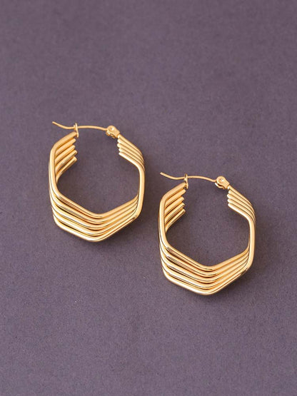 Golden Geometric Hoops