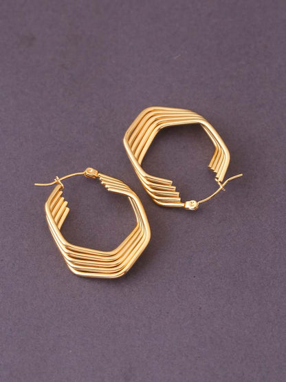 Golden Geometric Hoops