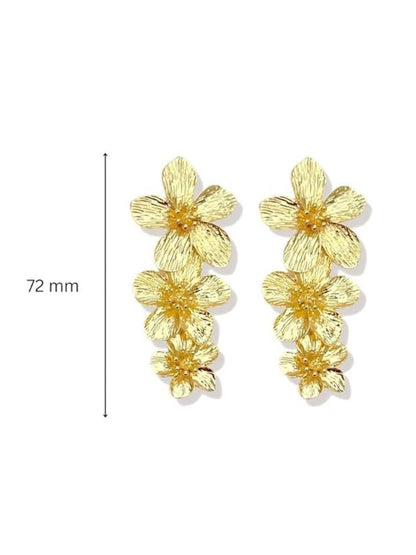 Golden Gerbera Danglers