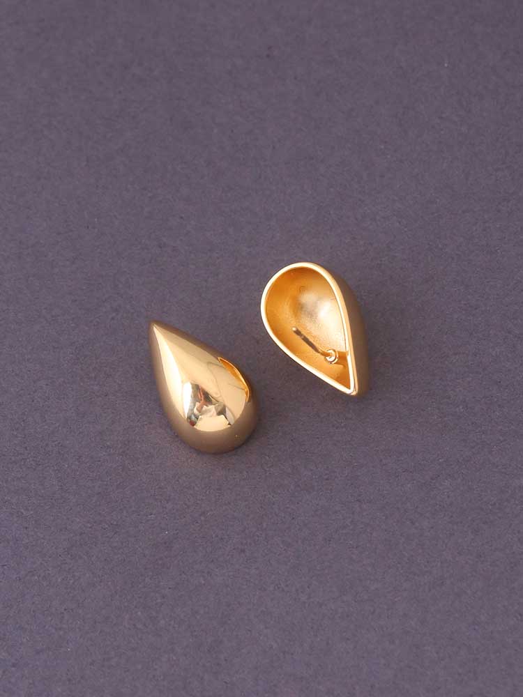 Golden Rain Drop Studs