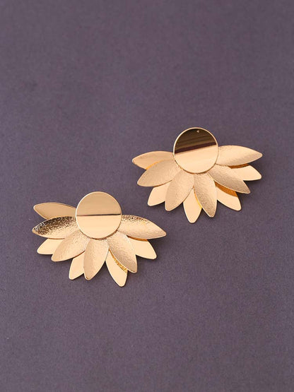 Golden Petal Studs