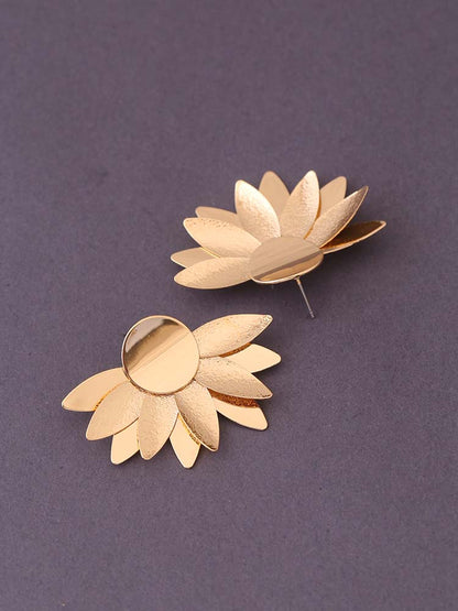 Golden Petal Studs