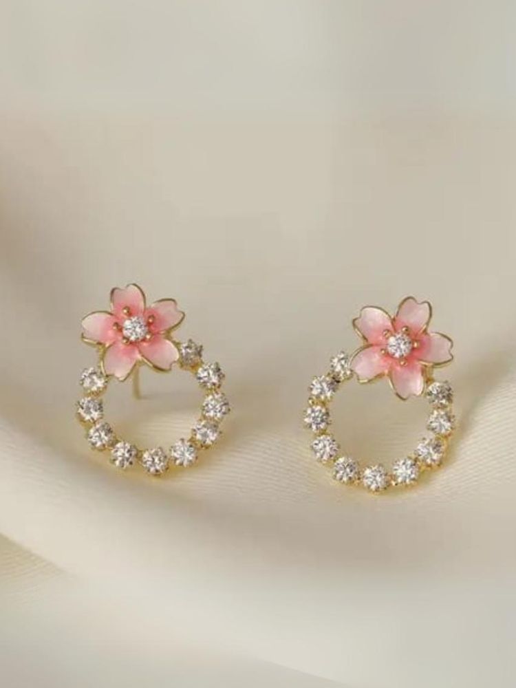 Golden Jasmine Studs