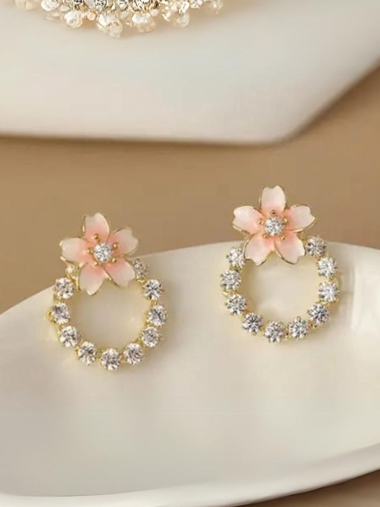 Golden Jasmine Studs