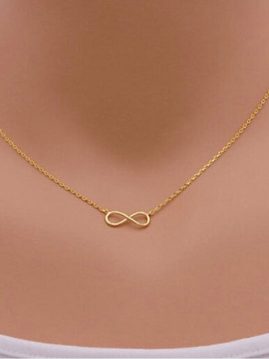 Golden Infinity Chain Pendant