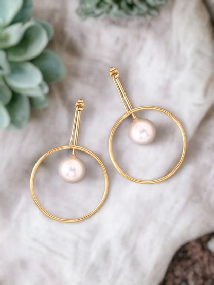 Golden Stick Round Hoops