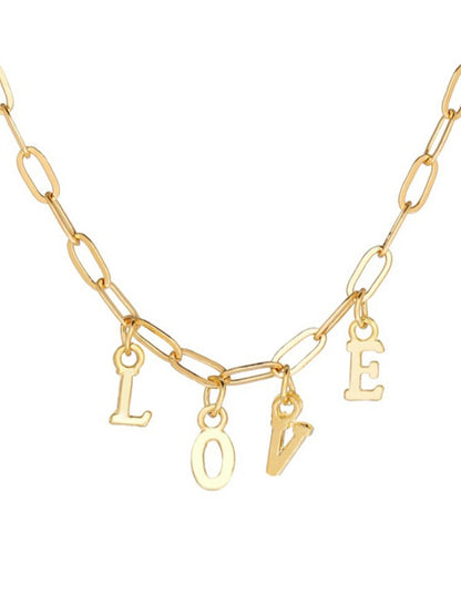 Golden Love Pendant