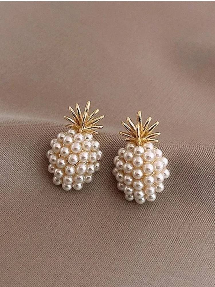 Golden Pineapple Studs