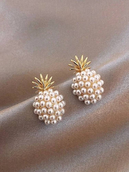 Golden Pineapple Studs