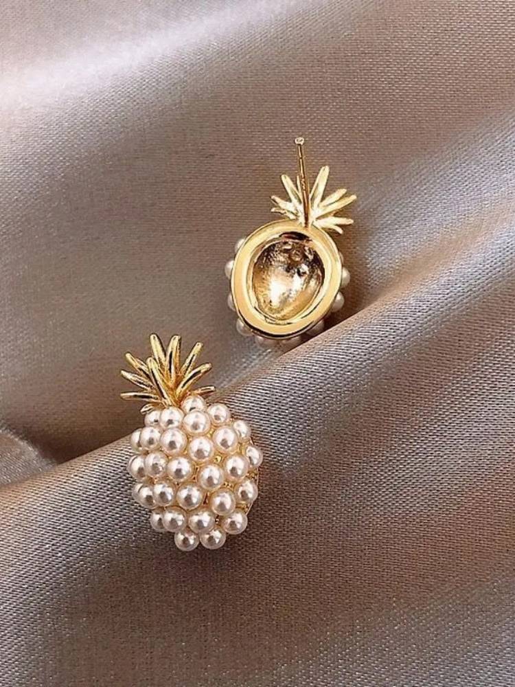 Golden Pineapple Studs