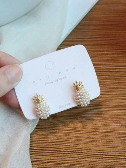 Golden Pineapple Studs