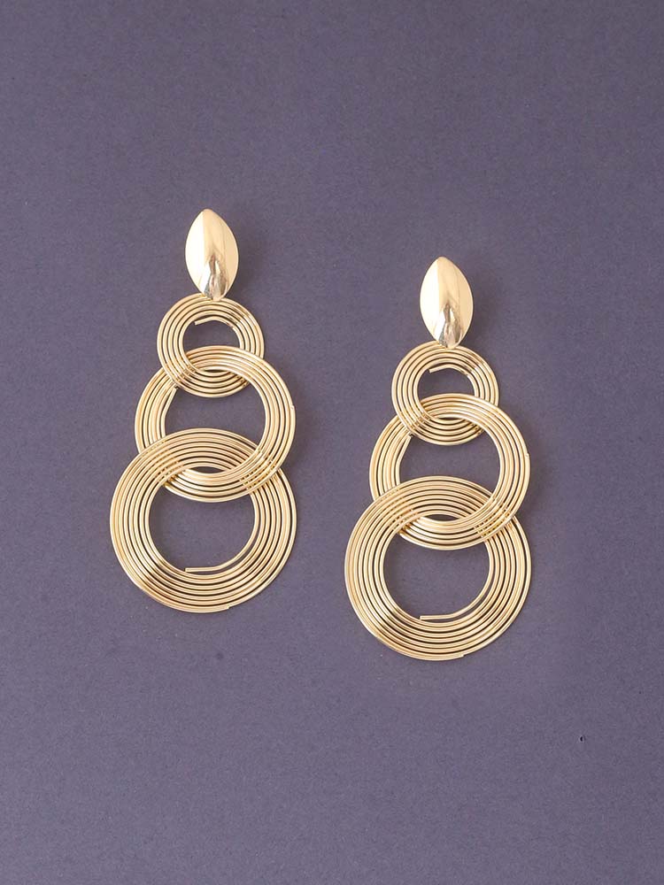 Golden Multi Round Danglers