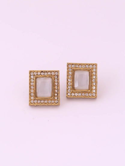 Grey Rectangle Studs