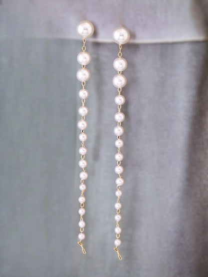 White Pearl Tassels