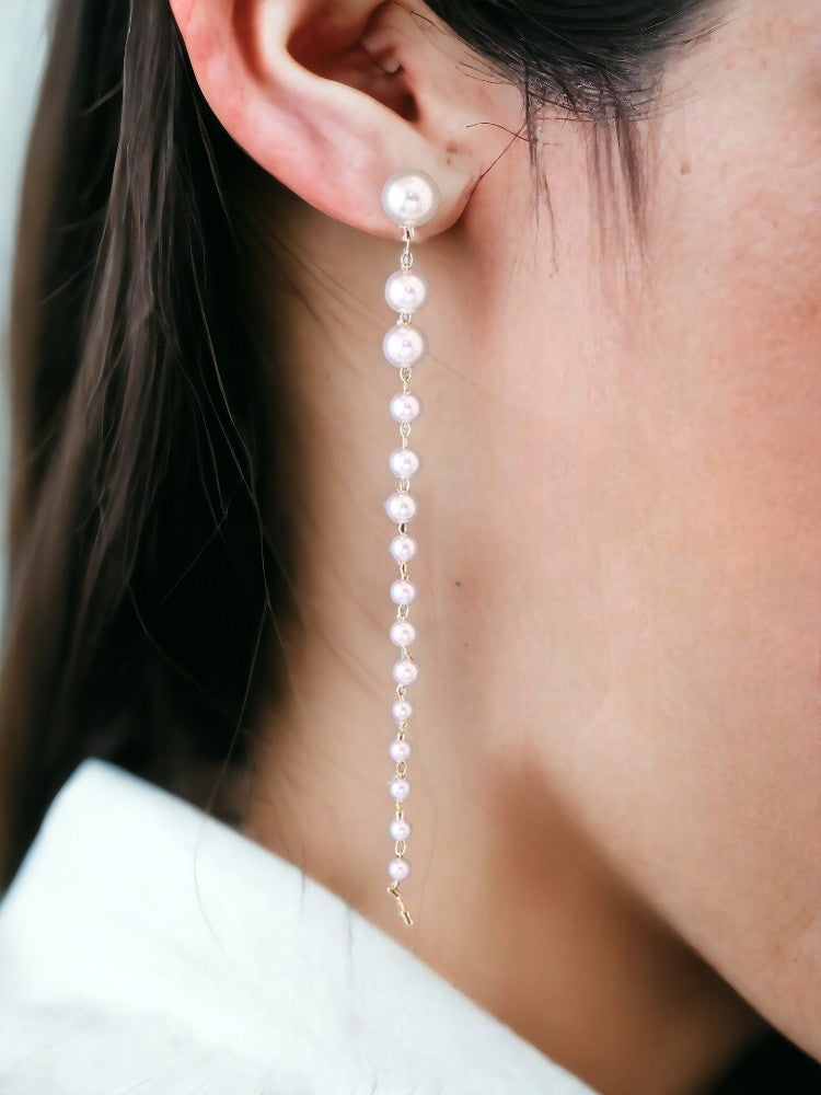 White Pearl Tassels