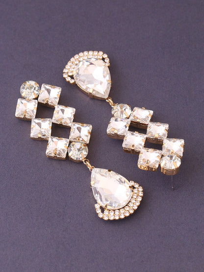 White Geometric Danglers