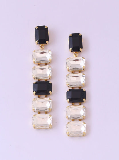 Black Multiple Square Danglers