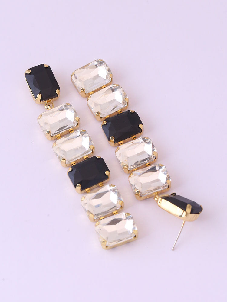 Black Multiple Square Danglers