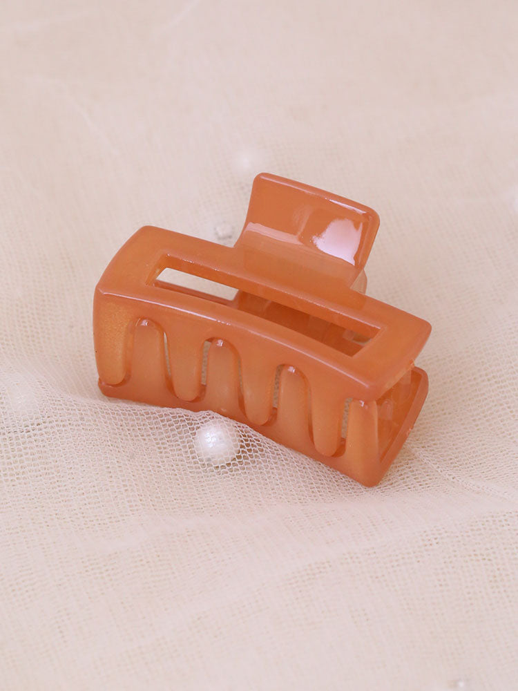 Brown Box Claw Clip