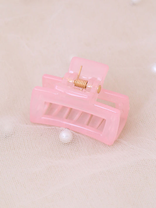 Pink Box Claw Clip