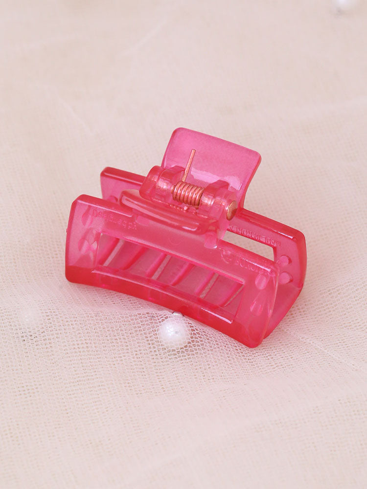 Pink Box Claw Clip