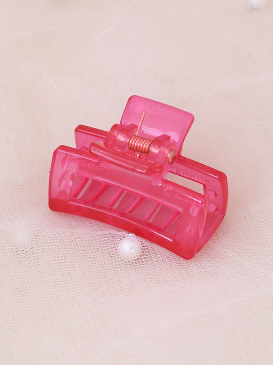 Pink Box Claw Clip