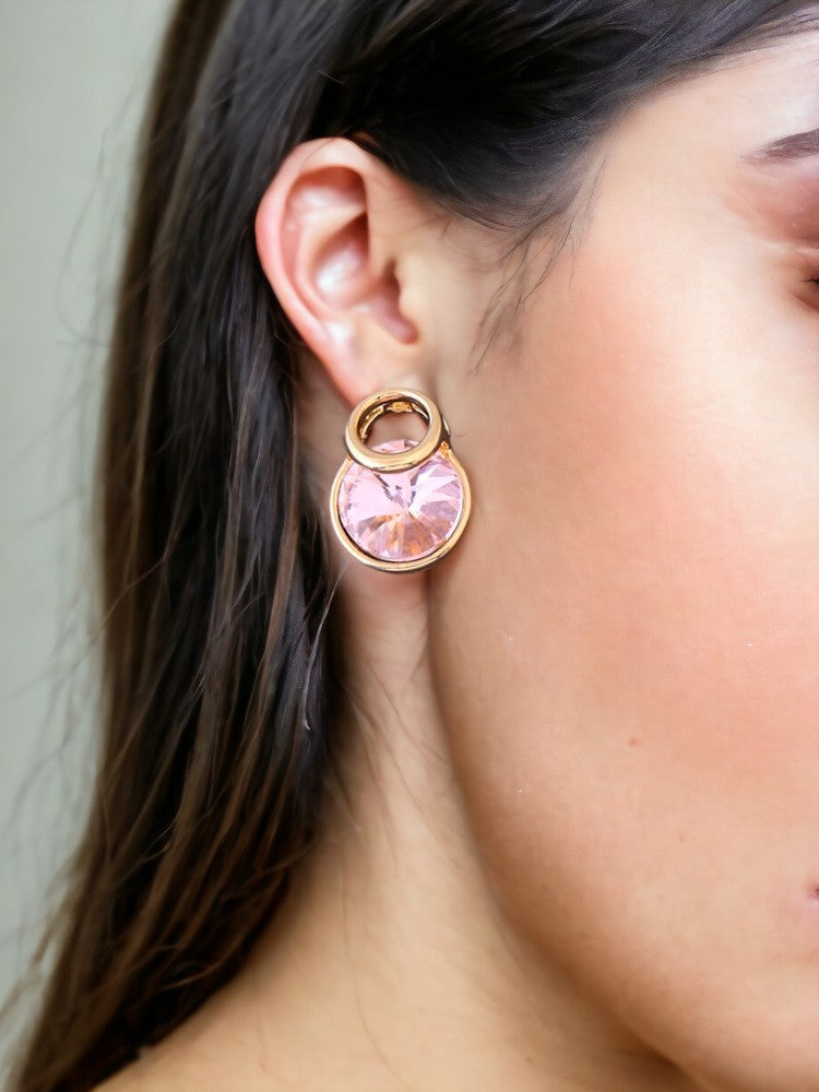 Pink Carlas Studs