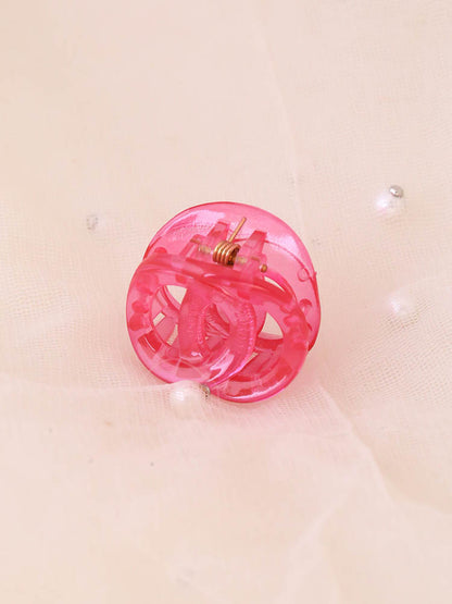 Pink Circle Clip