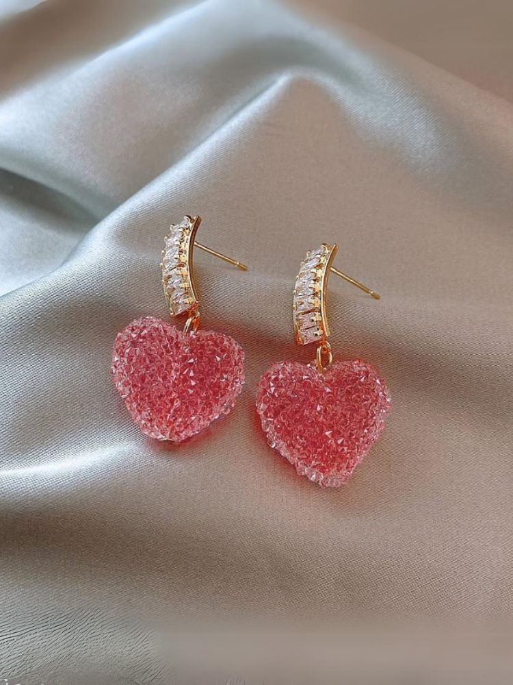 Pink Heart Candy Danglers