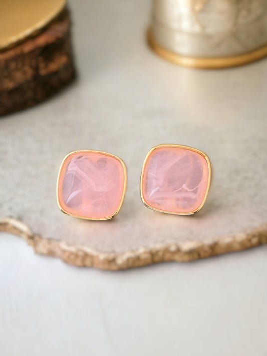 Pink Lilit Studs