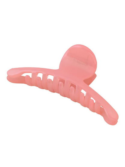 Pink Snail Claw Clip