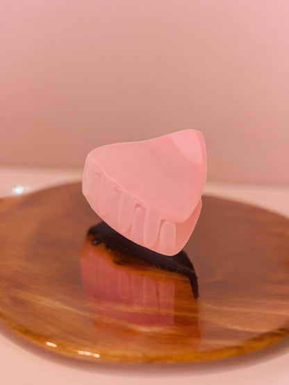 Pink Triangle Claw Clip