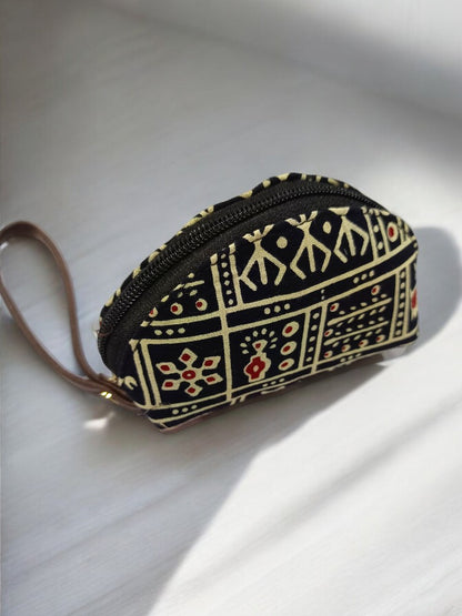 Multicolor Printed Fabric Purse